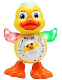 GY-3004 Dancing Duck Toy with Vibrant Light Effect & Musial Sound | Best Dancing Toy Gifts/Toddlers/Babies/Girls/Boys | Yellow Color, Power Source: 3xAA Battery (Not Included)
