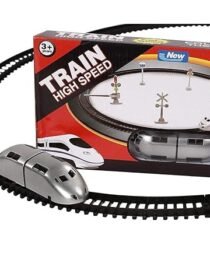 High Speed Battery Operated Metro Train, Train Track Set for Kids Trains & Train Sets, Metro Train Toy (A07) - Multicolor